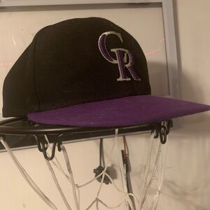 rockies fitted baseball hat size 7 1/2